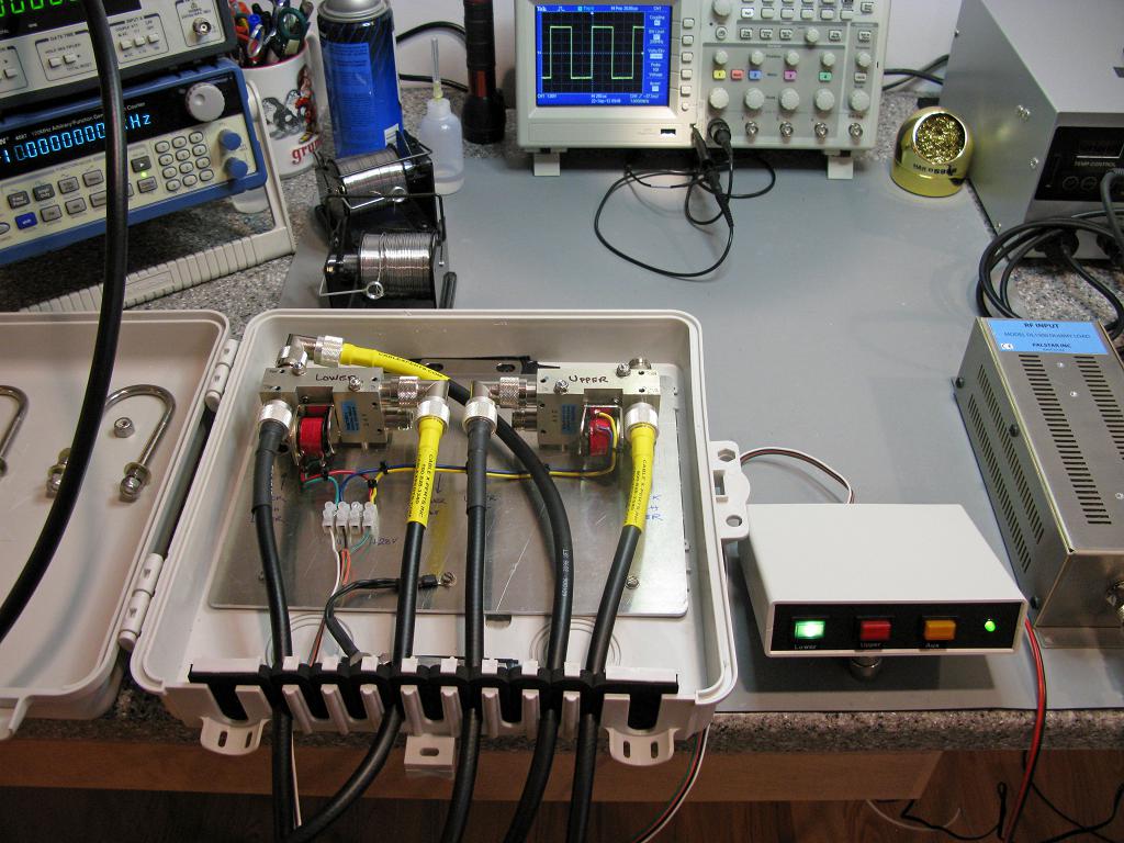 First Tower Part 17 - Feedline Breakout System - Our HAM Station